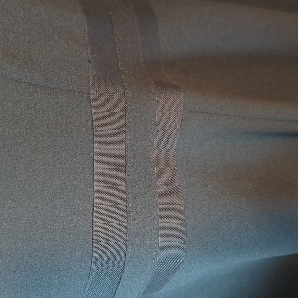 Calvin Klein Black A-Line Classic Corpcore Fit & Flare Knit Dress Sz 14 - Picture 5 of 9